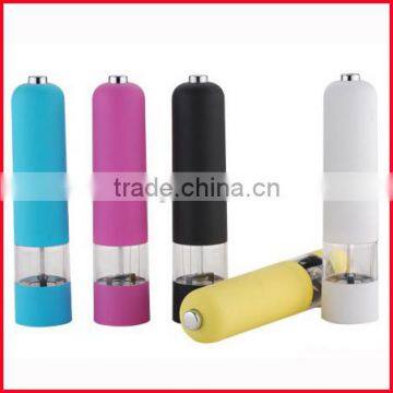 Plastic material herb & spice tool electric salt mill