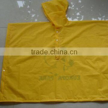 Eco-friendly Portable Rain Poncho For Kids
