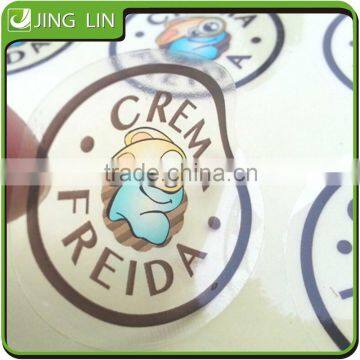 New design adhesive waterproof transparent pvc sticker,die cut transparent pvc vinyl sticker