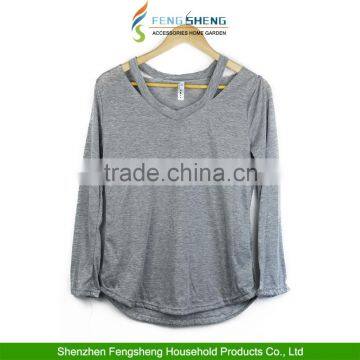 Women Ladies Long Sleeve T Shirts Blouse Top New Casual Loose Tee Tops Size14-16