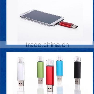 8GB 16GB 32GB Factory price smart phone android OTG mobile phone usb flash drive for both android and PC