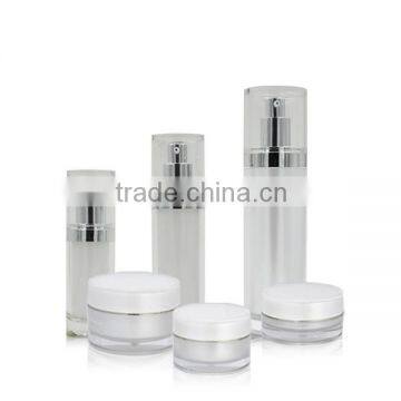 Cosmetic Package Sets , Transparent Bottle and Transparent Jars