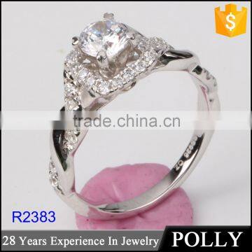 Guangzhou Panyu Factory New Model Design Ladies Finger Silver 925 Ring photo-6
