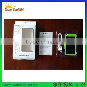 8000mah solar cell phone charger super capacity made in china