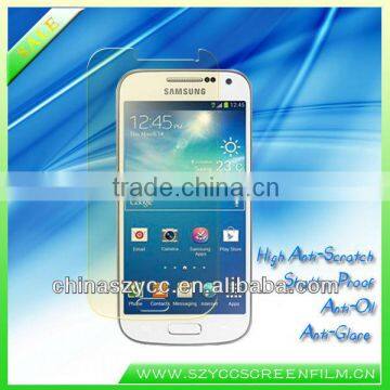 Superior Quality Ultrathinly Organic Anti-explosion Glass Screen Film For Samsung Galaxy S4 mini(Accept PayPal)