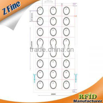 TK4100/EM4200 High performance smart card rfid card producing inlay