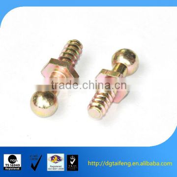 custom zinc plated ball head bolt for furniture