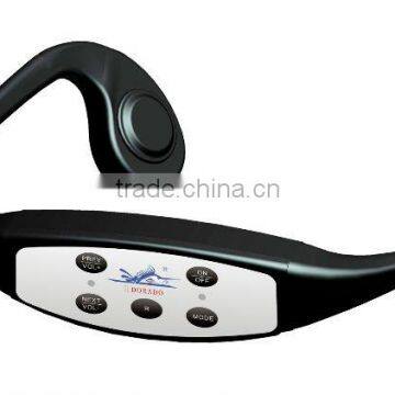 2012 new design waterproof mp3 Bone conduction