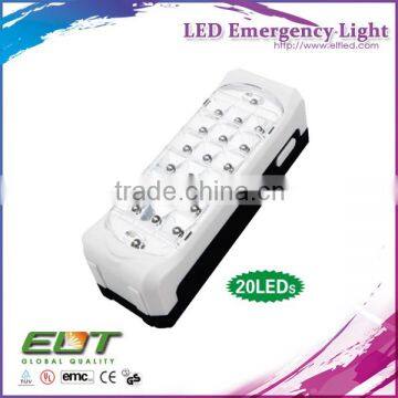 led light with 20 30 40 leds portable hanging rechargeable battery led emergency exit light