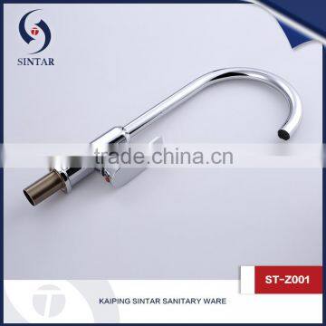 Modern Zinc Alloy Curve Shape Single Hole Kitchen Sink Mixer Tap photo-4