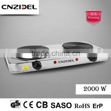 Cnzidel New SS double electric cooking hot plate cooker