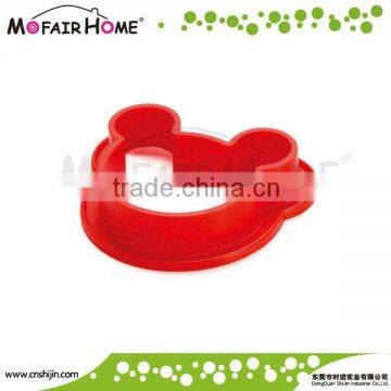 Kitchenware egg tools bear shape silicone egg rings (S5007)