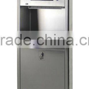 stainless steel automatic paper dispenser combination D-7281T