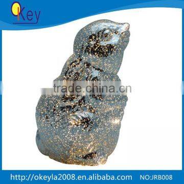 alibaba com in russian silver mercury glass battery operated decoration animal