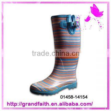 2014 high quality colorful rubber rain boots