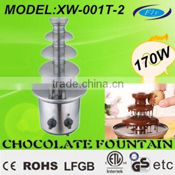 commercial chocolate fountain [XW-001T-2] CE GS ROHS ETL