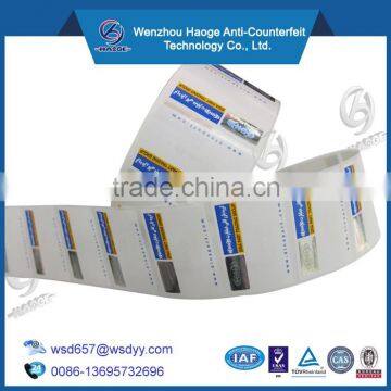 Printable Tamper Evident Security Label,security Label Sticker