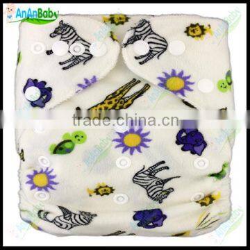 Cutey Printed One Size Fits All Soft Cheap Baby Cloth Diaper In Bales