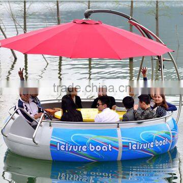 Best price OEM plastic boat for amusement park equipment