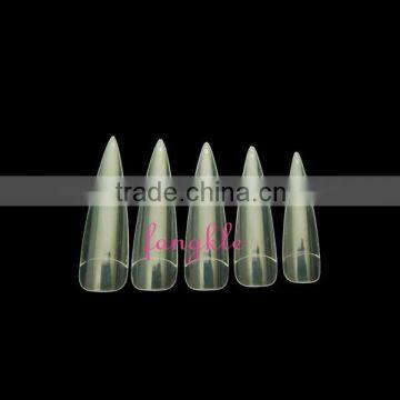 stiletto nail tips 12pcs , salon nail tips