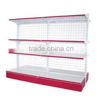 Supermarket shelf stand double side holder