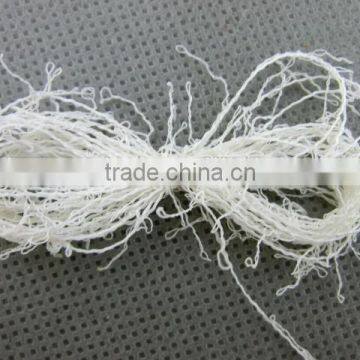 knitting pigtail yarn 1/8NM polyester fdy