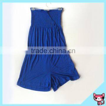 2015 Stylish Blue Halter Lady Jumpsuits