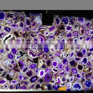 Semi preious purple raw brazil agate