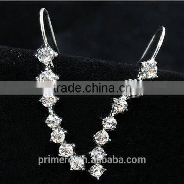 New Designer Fashion Jewelry 7 Cubic Zircon Stones Earrings photo-2