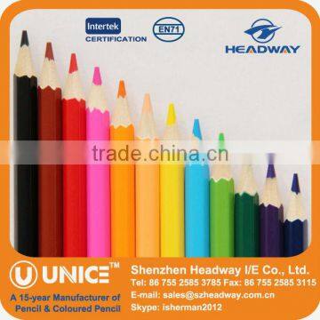 Hexagonal Long Colored Pencil, 12 Colors 7inches Colored Pencil photo-3