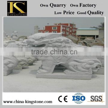 High Quality Grey Granite G603 Animal Statue Lion for Garden