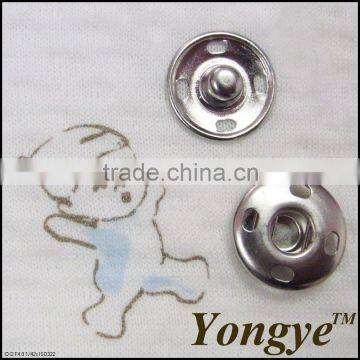 Metal sewing button