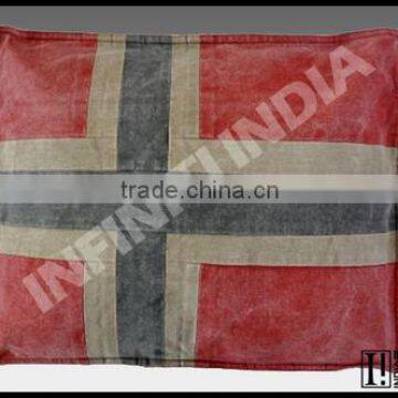VINTAGE CANVAS STYLE PILLOW ,VINTAGE PILLOW