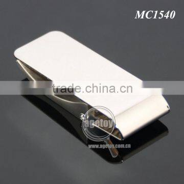Promotional Customized Engraved Logo Zinc Alloy Metal Branded Money Clip photo-5