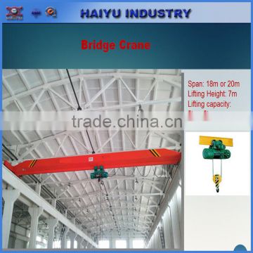 Electric remote control bridge crane