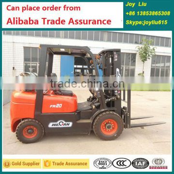 2016 new design 2 ton mini forklift truck