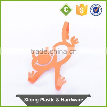 frog design hanging hook, metal hook, customized hanging hook with powder coating