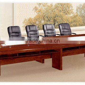 super huge office mdf wood conference table power outlet factory sell directly HP38