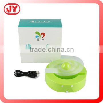 Colorful design plastic usb mini desk fan with EN71