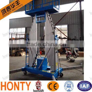 cheap price two-mast luxury aluminum hydraulic scissor lift