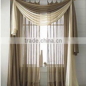 New designer polyester ready made curtain valance