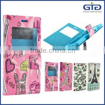 [GGIT] Double Color Painting Universal Cover Silicone Mobile Phone Case For HTC