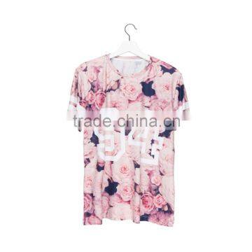 Factory New Arrived Custom 3D Print Fashion T-shirt For Women