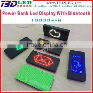 MINI led power bank display , 10000mAh power bank ,power bank with Bluetooth