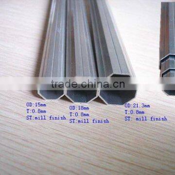 6063 T5 aluminum telescope pipe/ mill finish/ factory price