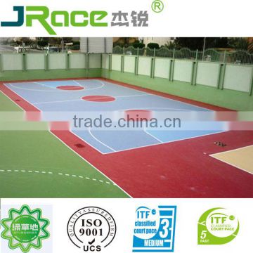 seamless outdoor flooring silicon pu basketball court                        
                                                Quality Choice