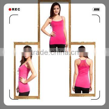 Fashion design seamless knitted wholesale tank top for lady girl women