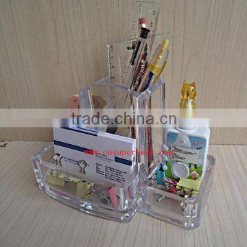 Luxury Elegant Crystal Clear Acrylic Pen Holder photo-2