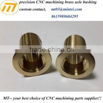 professional CNC machining brass axle bushing