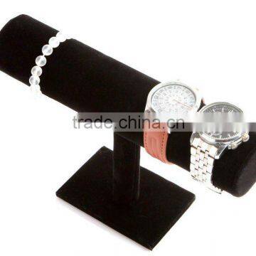 velvet T-bar for watch and bracelet